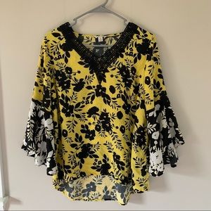 Cato Floral Blouse Size Medium